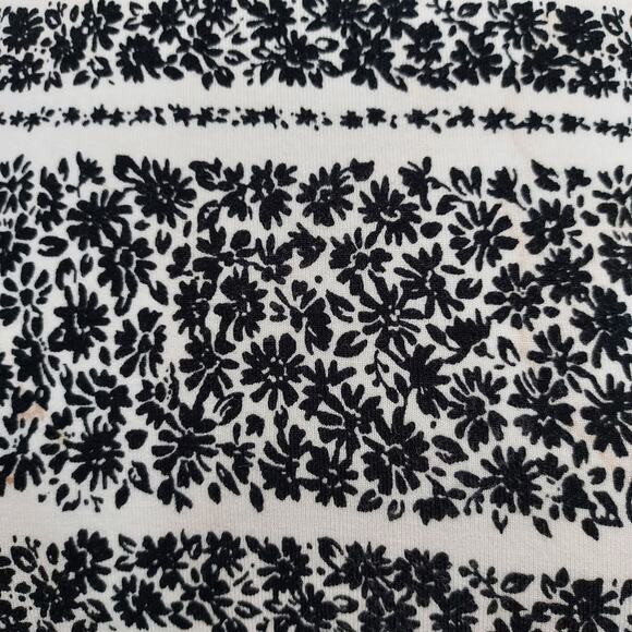 J. Jill Wearever Collection Black & White Paisley Casual Shift Dress Size S - Picture 4 of 11